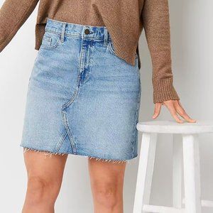 NWT A.N.A HIGH RISE DENIM MINI SKIRT (6)